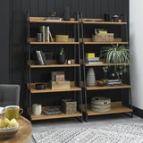 Bentley Designs Indus Rustic Oak Open Display Unit