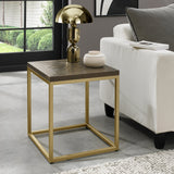 Bentley Designs Athena Fumed Oak Lamp Table