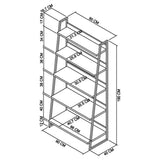 Bentley Designs Athena Fumed Oak Open Display Unit