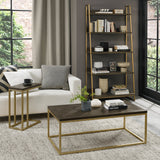 Bentley Designs Athena Fumed Oak Open Display Unit