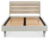 Bentley Designs Larsen Scandi Oak & Soft Grey Bedstead