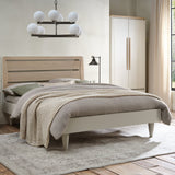 Bentley Designs Larsen Scandi Oak & Soft Grey Bedstead