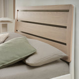 Bentley Designs Larsen Scandi Oak & Soft Grey Bedstead