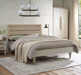 Bentley Designs Larsen Scandi Oak & Soft Grey Bedstead