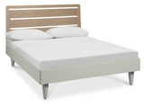 Bentley Designs Larsen Scandi Oak & Soft Grey Bedstead