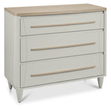 Bentley Designs Larsen Scandi Oak & Soft Grey 3 Drawer Chest