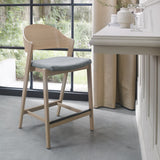 Bentley Designs Vega Scandi Oak Bar Stool