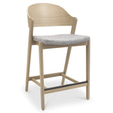 Bentley Designs Vega Scandi Oak Bar Stool