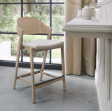 Bentley Designs Vega Scandi Oak Bar Stool