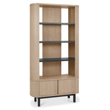 Bentley Designs Vega Scandi Oak & Peppercorn Display Unit