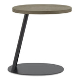 Bentley Designs Vega Grey Oiled Oak & Peppercorn Sofa Table