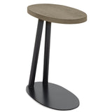 Bentley Designs Vega Grey Oiled Oak & Peppercorn Sofa Table