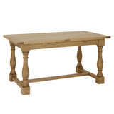 Bentley Designs Westbury Rustic Oak 4-6 Dining Table Set