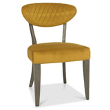 Bentley Designs Ellipse Fumed Oak Dining Chairs (Pair)