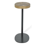 Bentley Designs Ellipse Rustic Oak Sofa Table