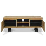 Bentley Designs Ellipse Rustic Oak Entertainment Unit