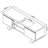 Bentley Designs Ellipse Rustic Oak Entertainment Unit