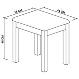 Bentley Designs Atlanta Two Tone Dressing Table Stool