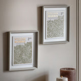 William Morris Green Stamp Framed Art by Laura Bolton (Set of 2)