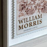 William Morris Red Stamp Framed Art by Laura Bolton (Set of 2)