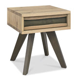 Bentley Designs Cadell Aged Oak Lamp Table with Drawer