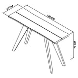 Bentley Designs Cadell Aged Oak Console Table