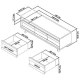 Bentley Designs Cadell Aged Oak Media Unit