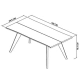 Bentley Designs Cadell Aged Oak 6 Seater Dining Table & 6 Upholstered Chairs