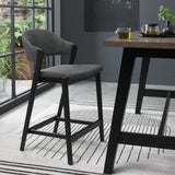 Bentley Designs Camden Peppercorn Upholstered Bar Stool