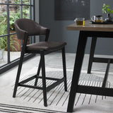 Bentley Designs Camden Peppercorn Upholstered Bar Stool