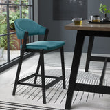 Bentley Designs Camden Peppercorn Upholstered Bar Stool