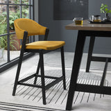 Bentley Designs Camden Peppercorn Upholstered Bar Stool