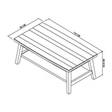Bentley Designs Camden Rustic Oak Coffee Table