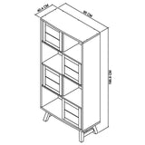 Bentley Designs Camden Rustic Oak Display Cabinet