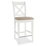 Hampstead Two Tone X Back Bar Stools (Pair)