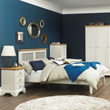 Bentley Designs Hampstead Soft Grey & Pale Oak Headboard