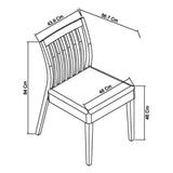 Bentley Designs Bergen Oak Low Slat Dining Chairs (Pair)