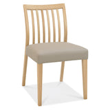 Bentley Designs Bergen Oak Low Slat Dining Chairs (Pair)