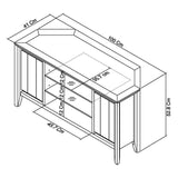 Bentley Designs Bergen Oak Corner Media Unit
