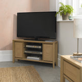 Bentley Designs Bergen Oak Corner Media Unit