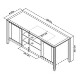 Bentley Designs Bergen Oak Media Unit