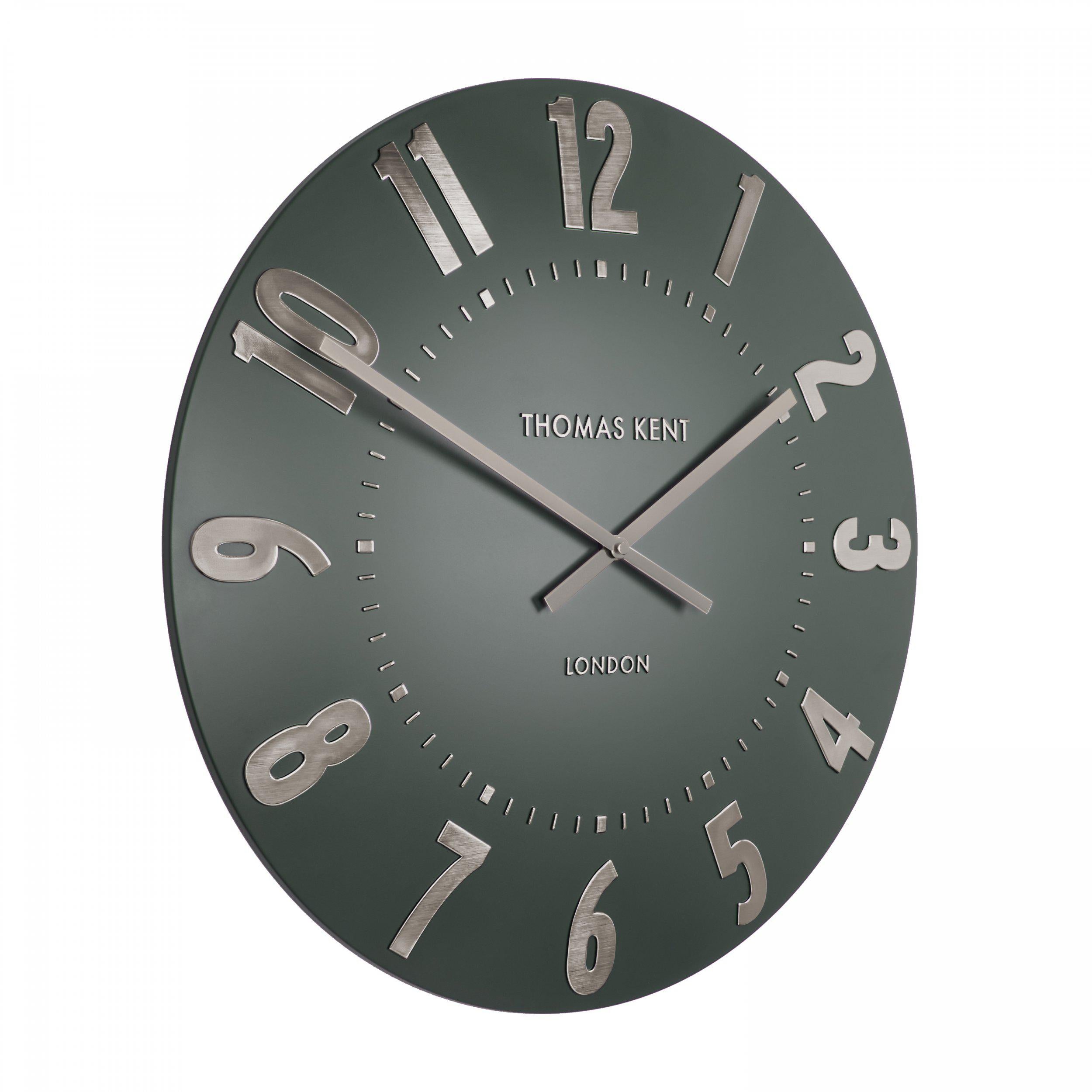 Thomas Kent Mini Collection - Orologio da camino arabo con inchiostro blu, 15,2 cm Thomas Kent Mini Collection - Orologio da camino arabo con inchiostro blu, 15,2 cm