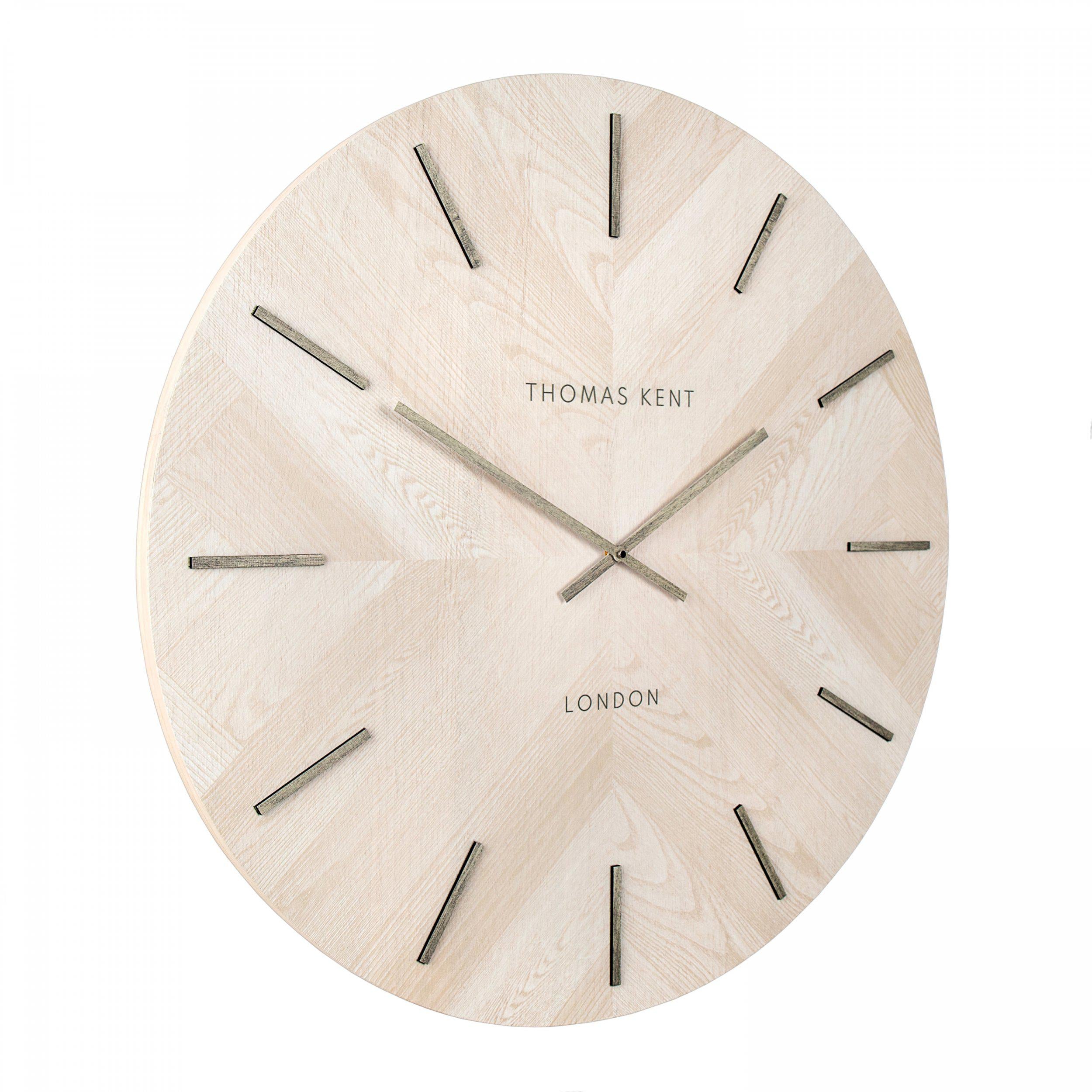 Thomas Kent Wharf Herringbone Wall Clock