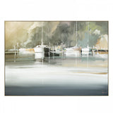 Marina Morning Framed Canvas by Craig Trewin Penny