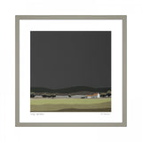 Shady Oaks Pasture Framed Print by Adelene Fletcher