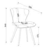 Bentley Designs Garcia Dining Chairs (Pair)