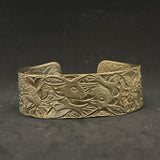 Malcolm Appleby Bronze Bunnies & Brambles Bangle