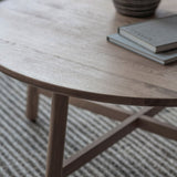 Gallery Kingham Grey Oak Round Coffee Table