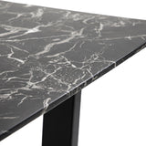 Gallery Davidson 6 Seater Black Dining Table