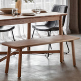 Gallery Kingham Oak Dining Bench